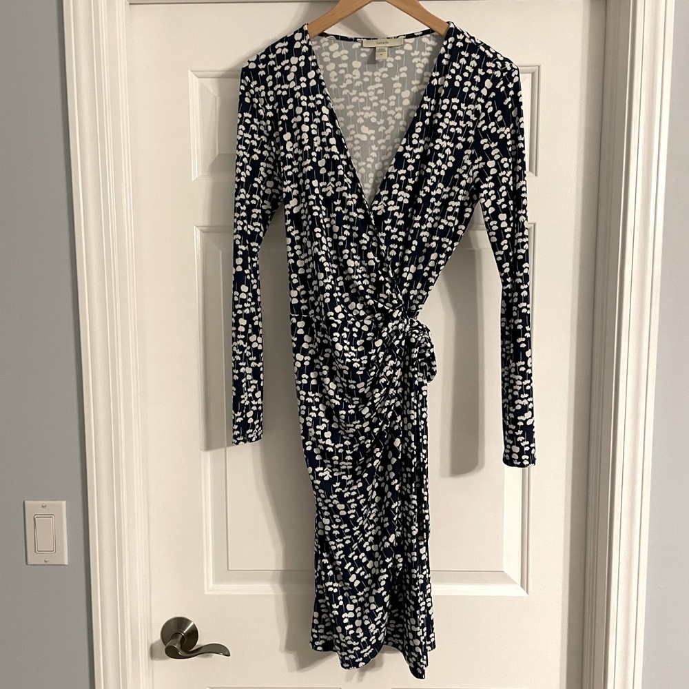 Lark and Ro floral print Wrap Dress